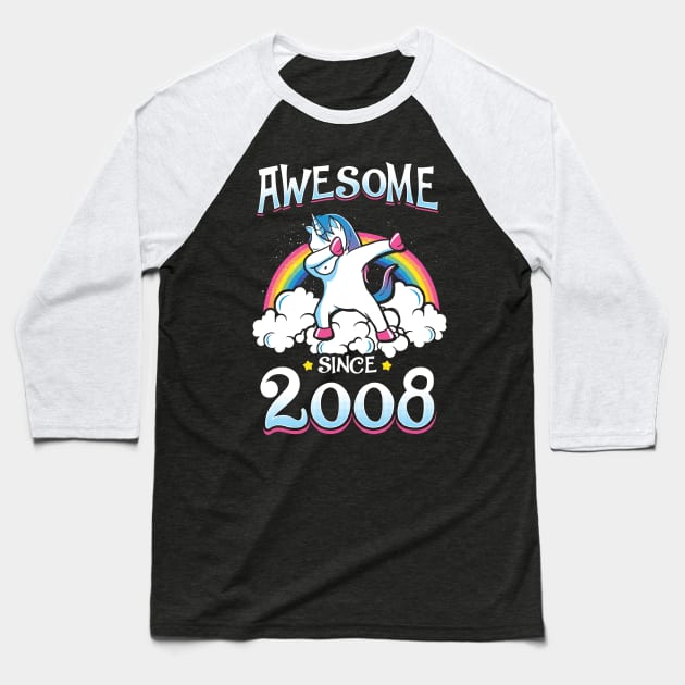 Awesome since 2008 Baseball T-Shirt by KsuAnn